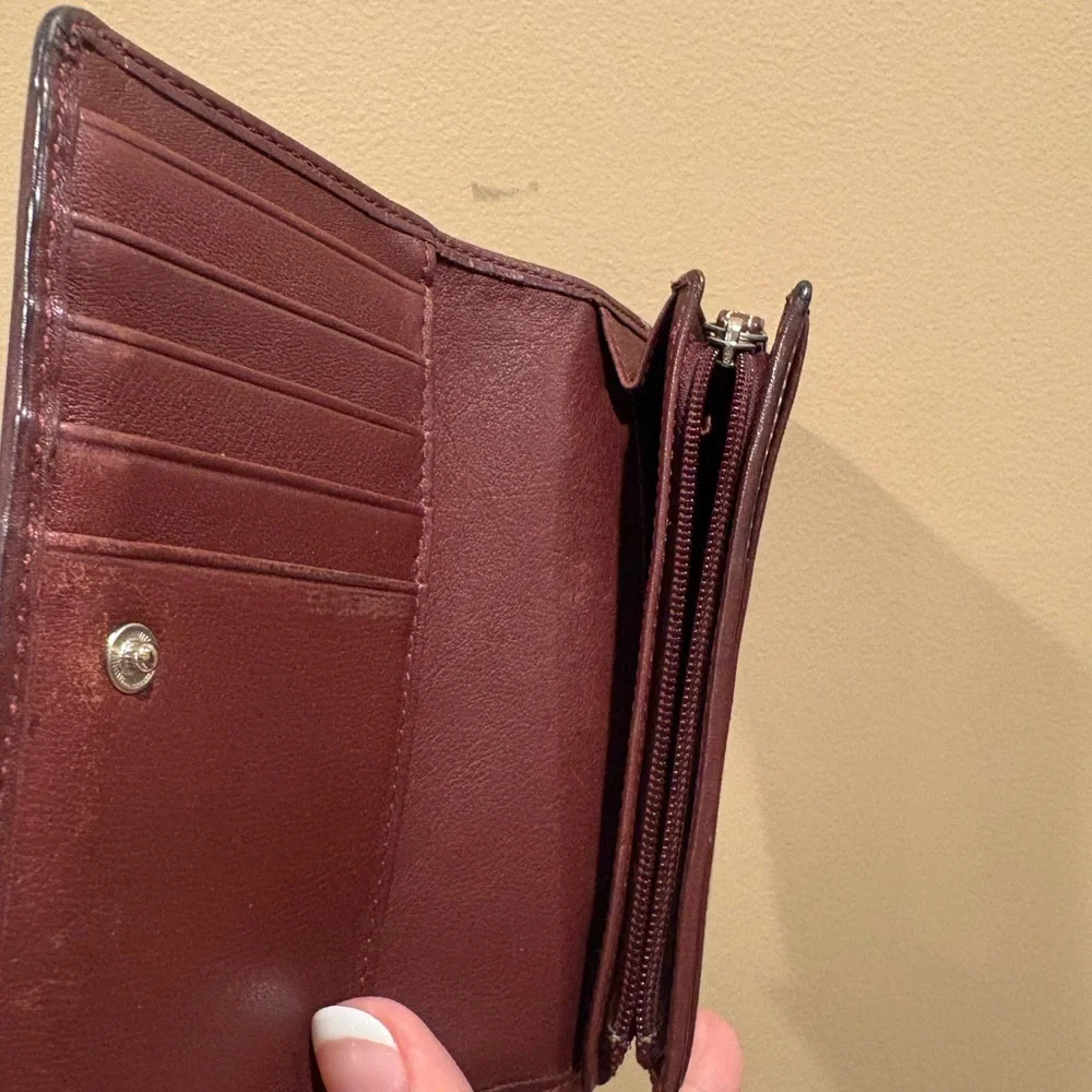 Vintage Coach Hamptons Rare Oxblood Wallet